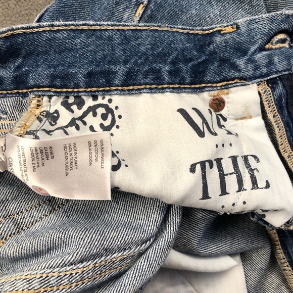 Free People We The Free Ghost Town Long Short Size 26 - Picture 7 of 10